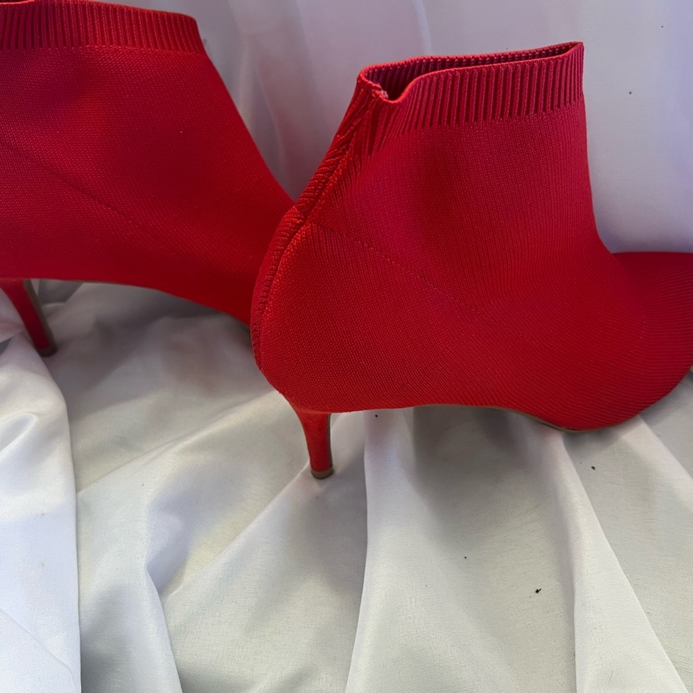 Forever 21 Red sock ankle booties - Picture 4 of 4